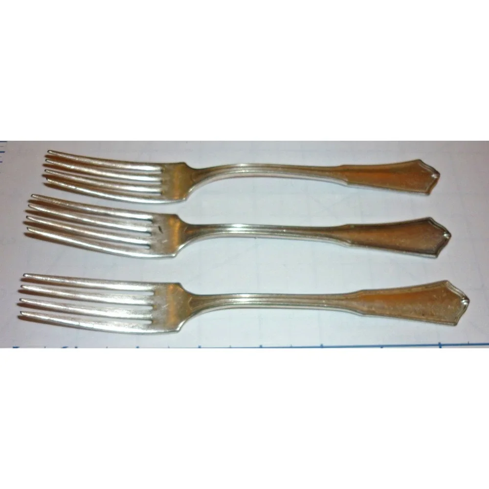 Vinatge Set of 3 Oneida Community Plate‎ Silverplate Forks